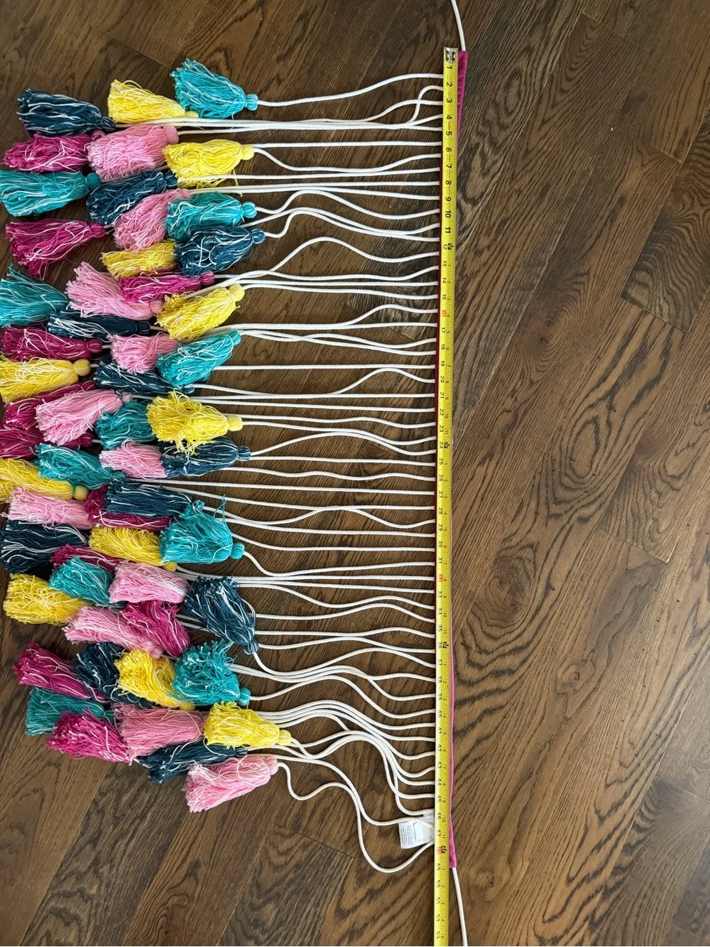Pottery Barn Teen Multicolor Tassel Fringe Wall Garland